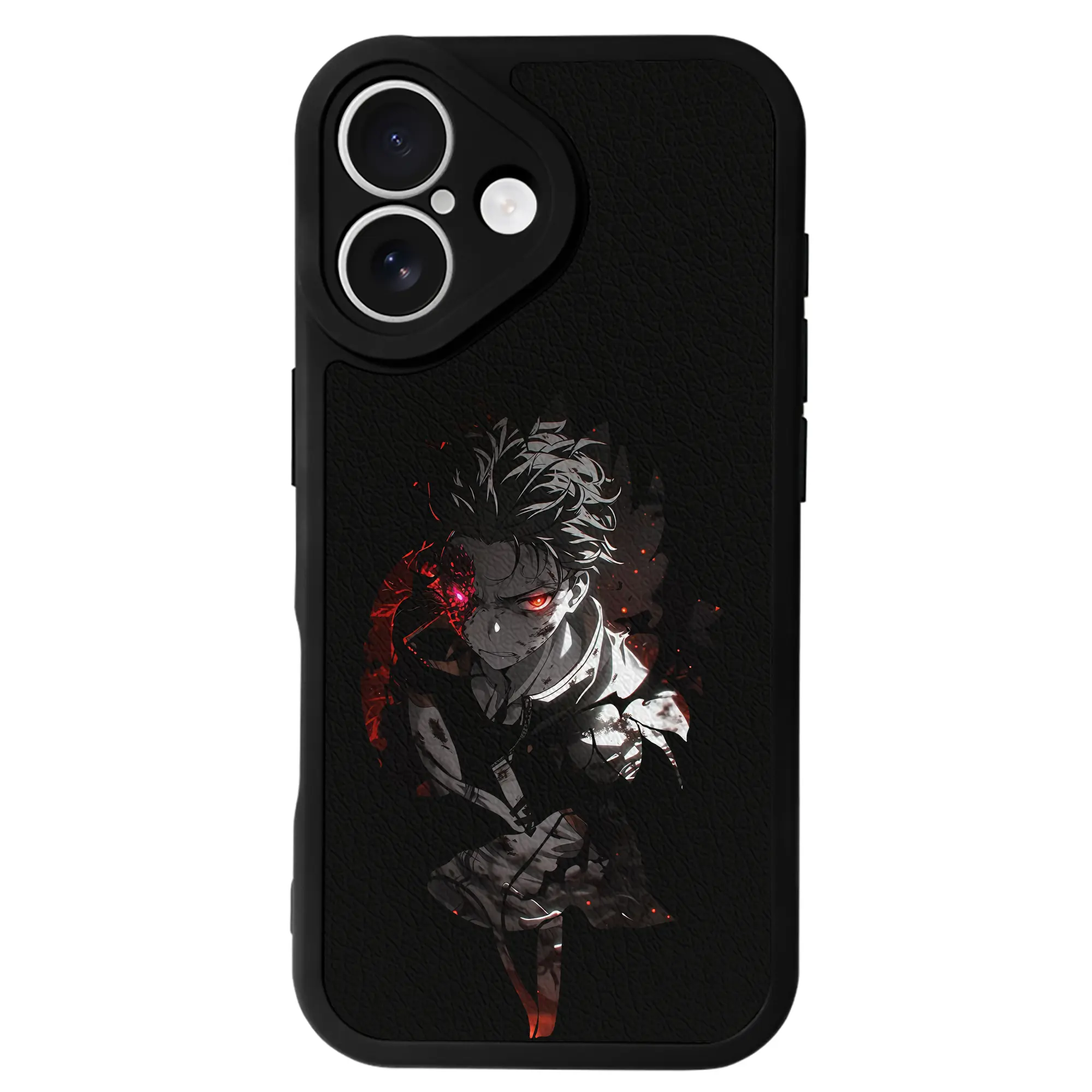 リゼロ グッズ ナツキ・スバル - IPhone 16シリーズ対応 ・ シリコンスマホケース ・ レザー調 ・ 高精度フィット ・ 耐衝撃 ・ ワイヤレス充電対応 ・ 精密カット